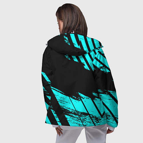 Женская ветровка Porsche / 3D-Белый – фото 4