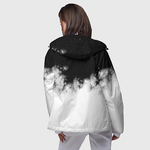Женская ветровка Galaxy wolf / 3D-Белый – фото 4