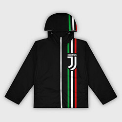 Ветровка с капюшоном женская JUVENTUS, цвет: 3D-белый