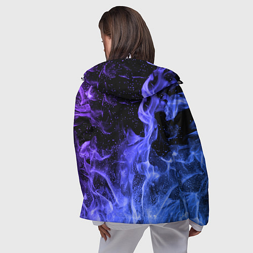 Женская ветровка ОГОНЬ / 3D-Белый – фото 4