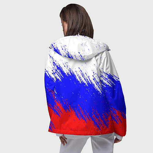 Женская ветровка Россия / 3D-Белый – фото 4