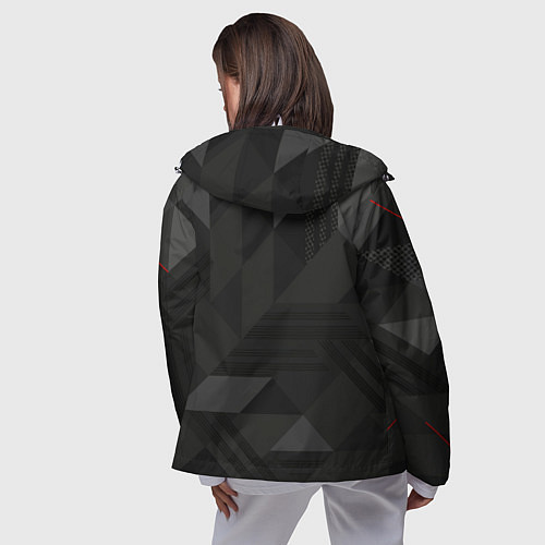 Женская ветровка PORSCHE / 3D-Белый – фото 4