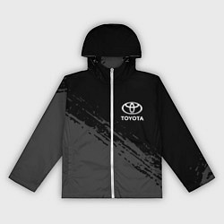 Ветровка с капюшоном женская TOYOTA, цвет: 3D-белый