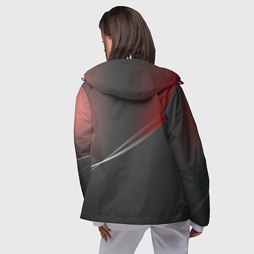 Женская ветровка PORSCHE / 3D-Белый – фото 4
