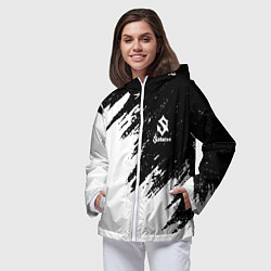 Ветровка с капюшоном женская Sabaton, цвет: 3D-белый — фото 2