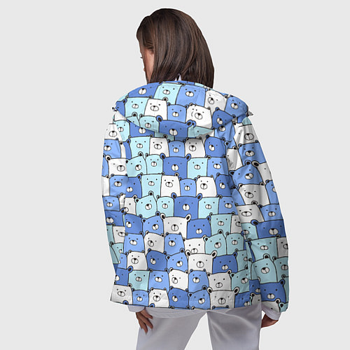 Женская ветровка МИШКИ / 3D-Белый – фото 4