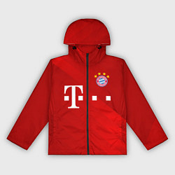 Ветровка с капюшоном женская FC Bayern Munchen, цвет: 3D-черный