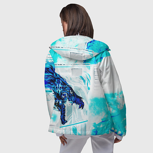 Женская ветровка CS GO HOWL ВОЙ / 3D-Белый – фото 4