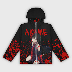 Ветровка с капюшоном женская Убийца Акаме, цвет: 3D-белый