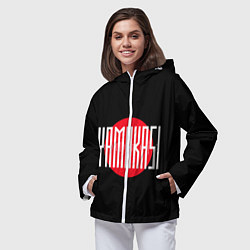 Ветровка с капюшоном женская Yamakasi, цвет: 3D-белый — фото 2