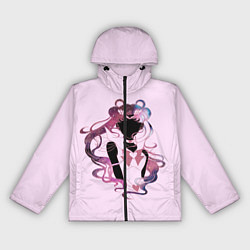 Ветровка с капюшоном женская Космическая Сейлор Мун, цвет: 3D-черный