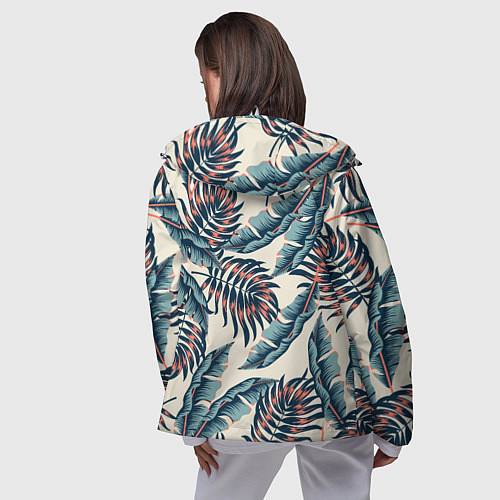 Женская ветровка Тихие тропики / 3D-Белый – фото 4