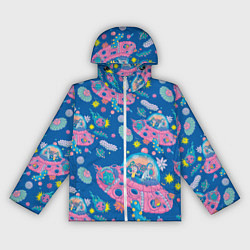 Женская ветровка Рик и Морти в полете