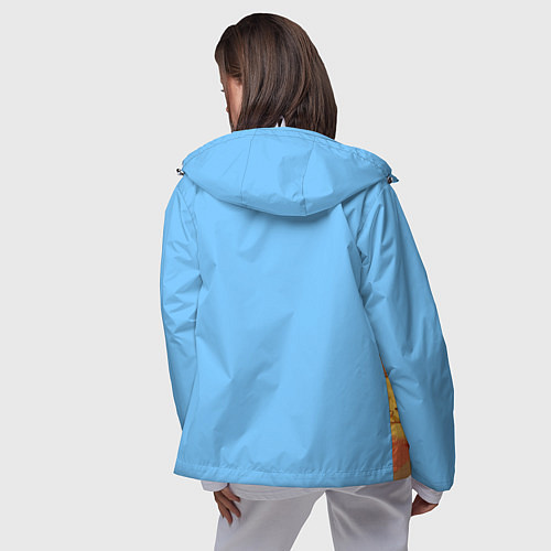 Женская ветровка Египет Пирамида Хеопса / 3D-Белый – фото 4