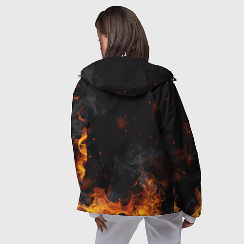 Женская ветровка LAMBORGHINI / 3D-Белый – фото 4