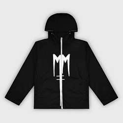 Ветровка с капюшоном женская Marilyn Manson, цвет: 3D-белый