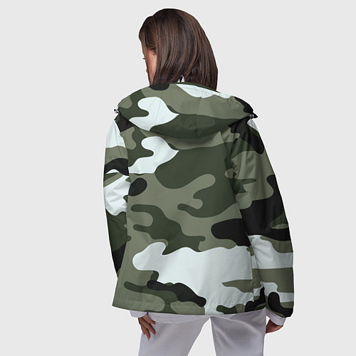 Женская ветровка Camouflage 2 / 3D-Белый – фото 4