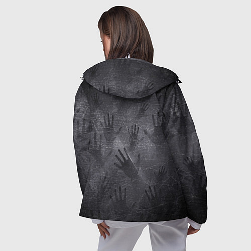 Женская ветровка ЛАДОНИ УШЕДШИХ / 3D-Белый – фото 4