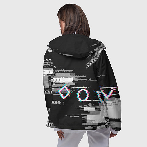 Женская ветровка Watch Dogs / 3D-Белый – фото 4