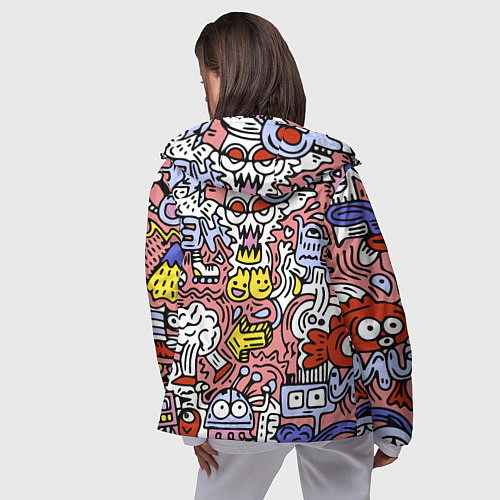 Женская ветровка Tosh / 3D-Черный – фото 4