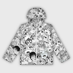 Женская ветровка Ahegao monochrome
