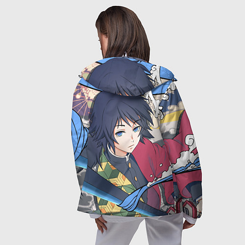 Женская ветровка ГИЮ ТОМИОКА ФРЕСКА / 3D-Белый – фото 4