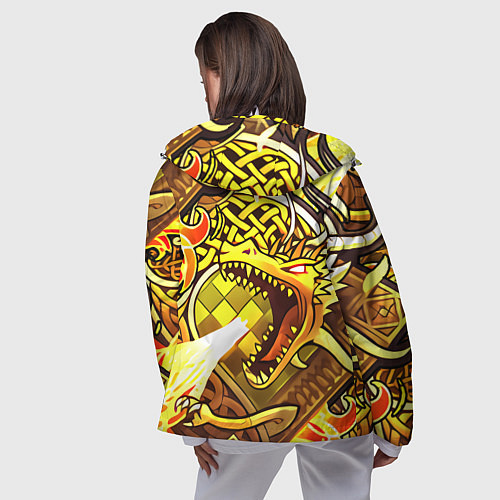 Женская ветровка CS GO DRAGON LORE / 3D-Белый – фото 4