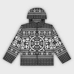 Женская ветровка Свитер с черепами