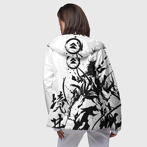 Женская ветровка Ghost of Tsushima / 3D-Белый – фото 4