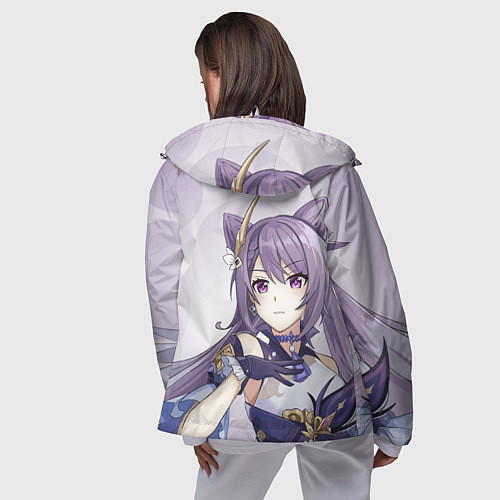 Женская ветровка GENSHIN IMPACT, КЭ ЦИН / 3D-Белый – фото 4