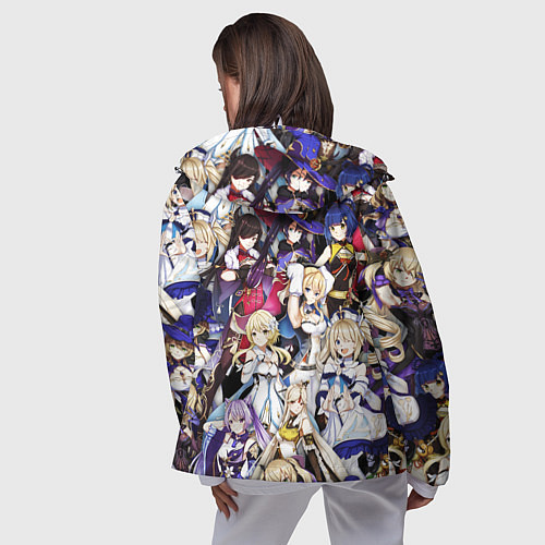 Женская ветровка GENSHIN IMPACT / 3D-Белый – фото 4