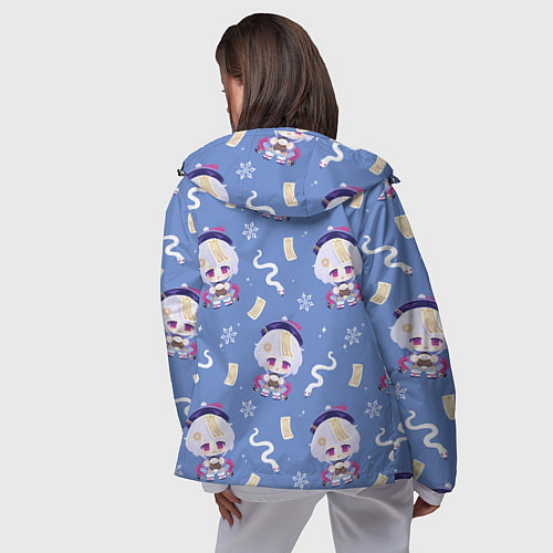 Женская ветровка Genshin Impact / 3D-Черный – фото 4