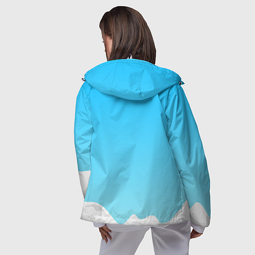 Женская ветровка Genshin Impact / 3D-Белый – фото 4