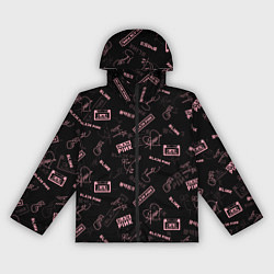 Ветровка с капюшоном женская BLACKPINK, цвет: 3D-черный