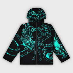 Женская ветровка Neon Dragon