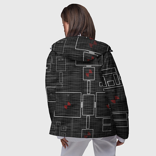 Женская ветровка Five Nights At Freddy / 3D-Белый – фото 4