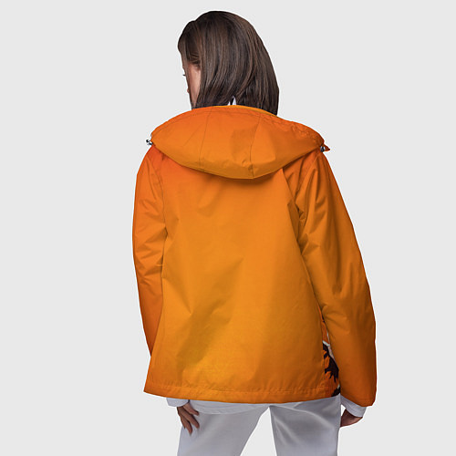 Женская ветровка ВОЛЕЙБОЛ!! HAIKYUU!! / 3D-Белый – фото 4