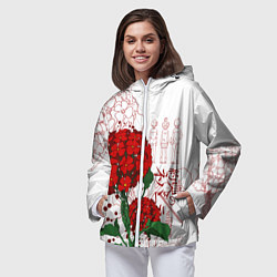 Ветровка с капюшоном женская Обещанный Неверленд, цвет: 3D-белый — фото 2