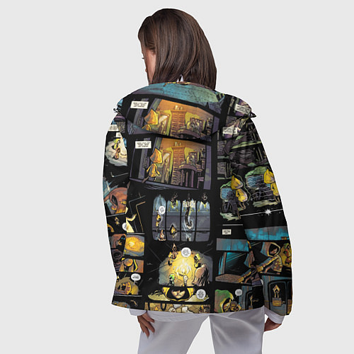 Женская ветровка LITTLE NIGHTMARES / 3D-Белый – фото 4