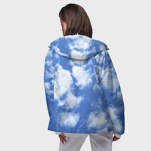 Женская ветровка ОБЛАКА / 3D-Белый – фото 4