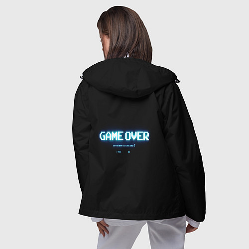 Женская ветровка Игра окончена / 3D-Белый – фото 4