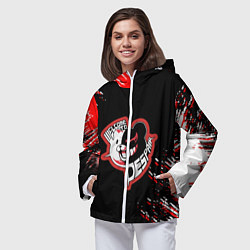 Ветровка с капюшоном женская Danganronpa, цвет: 3D-белый — фото 2