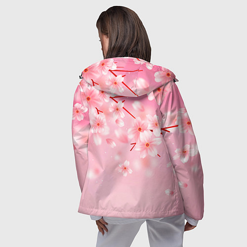 Женская ветровка САКУРА / 3D-Черный – фото 4