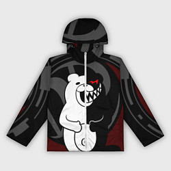 Ветровка с капюшоном женская MONOKUMA МОНОКУМА DANGANRO, цвет: 3D-белый