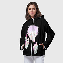 Ветровка с капюшоном женская ГОДЖО САТОРУ GOJO SATORU, цвет: 3D-белый — фото 2