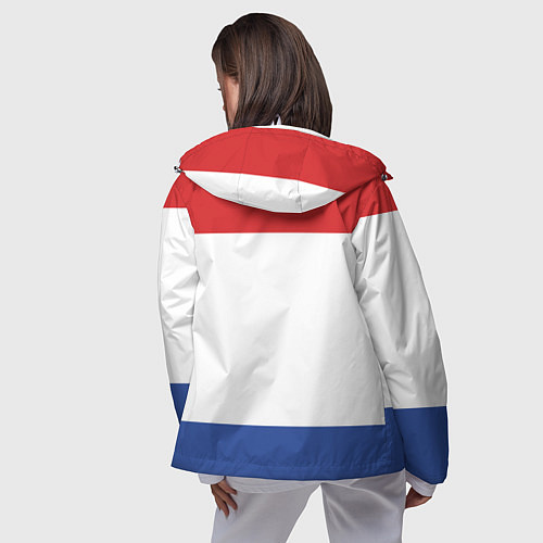 Женская ветровка Мордовия / 3D-Белый – фото 4