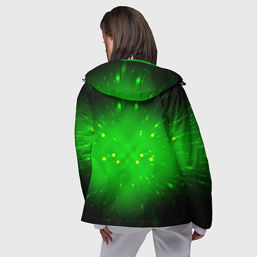 Женская ветровка Roarrr! Динозавр T-rex / 3D-Белый – фото 4