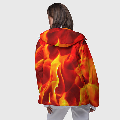 Женская ветровка Fire Fox / 3D-Белый – фото 4