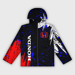 Ветровка с капюшоном женская HONDA, цвет: 3D-черный