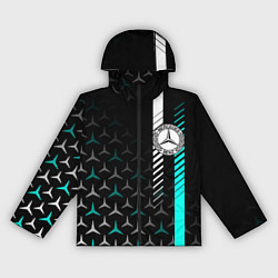 Женская ветровка МЕРСЕДЕС AQUA BLACK GRADIENT